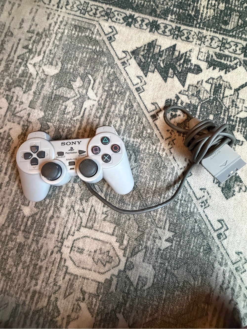 Sony PlayStation 1 DualShock Analog Controller (model SCPH-1200) wired